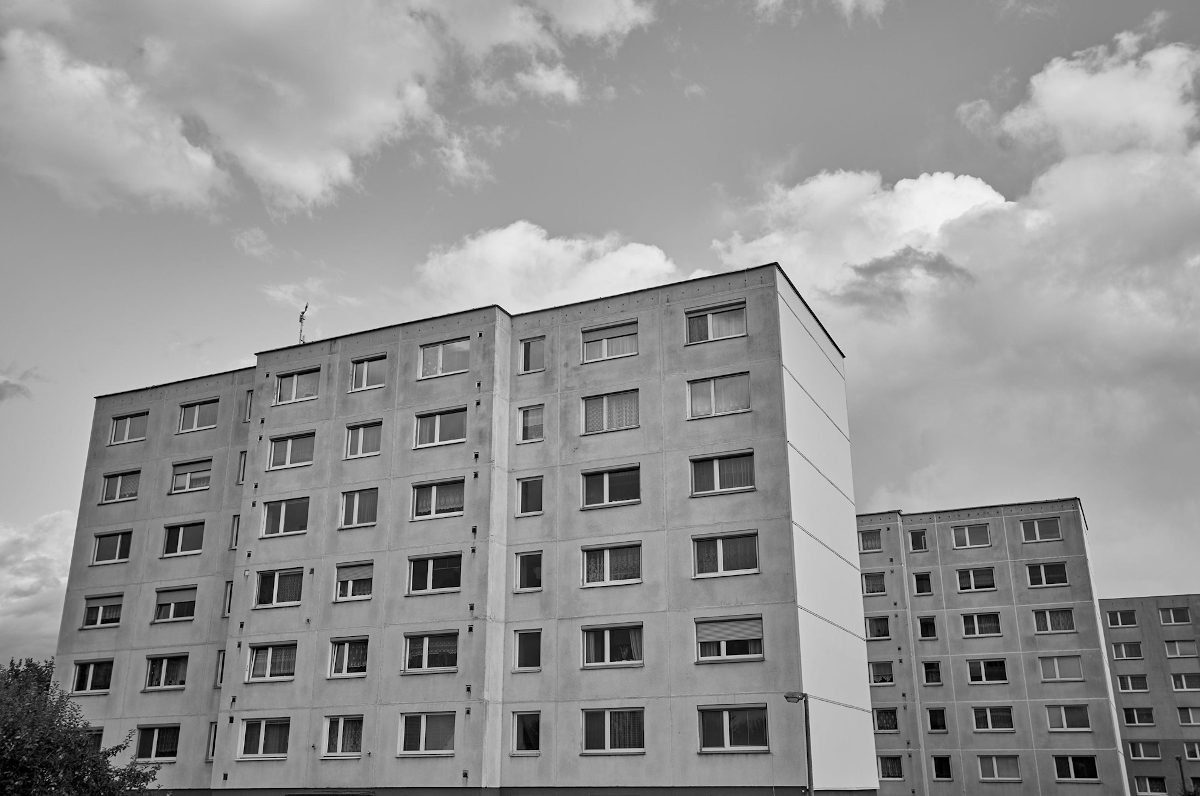 Bytovka v Příšovicích, kde bydlela Ivanka Košková s bratrem a rodiči. Zdroj Audionaut